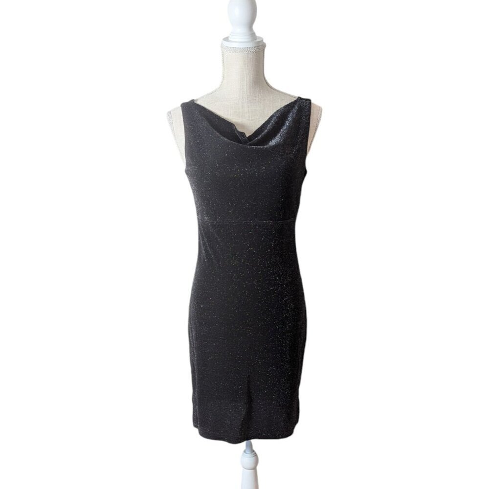 Cleo Petites Metallic Knit Dress